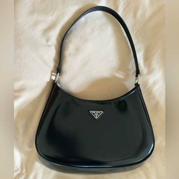 Prada Cleo Brushed Leather Shoulder Bag Excellent Condition - Picture 4 of 13